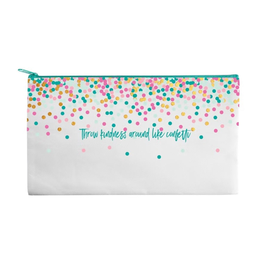Makeup Bag in Confetti Drop